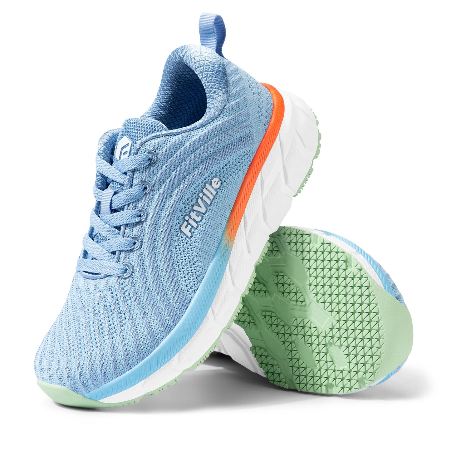 Fittington Wide Toe Box Shoes For Women Comfortable Casual Sneaker/Non Slip Walking Shoes Women Swollen Feet Lightweight Shoes