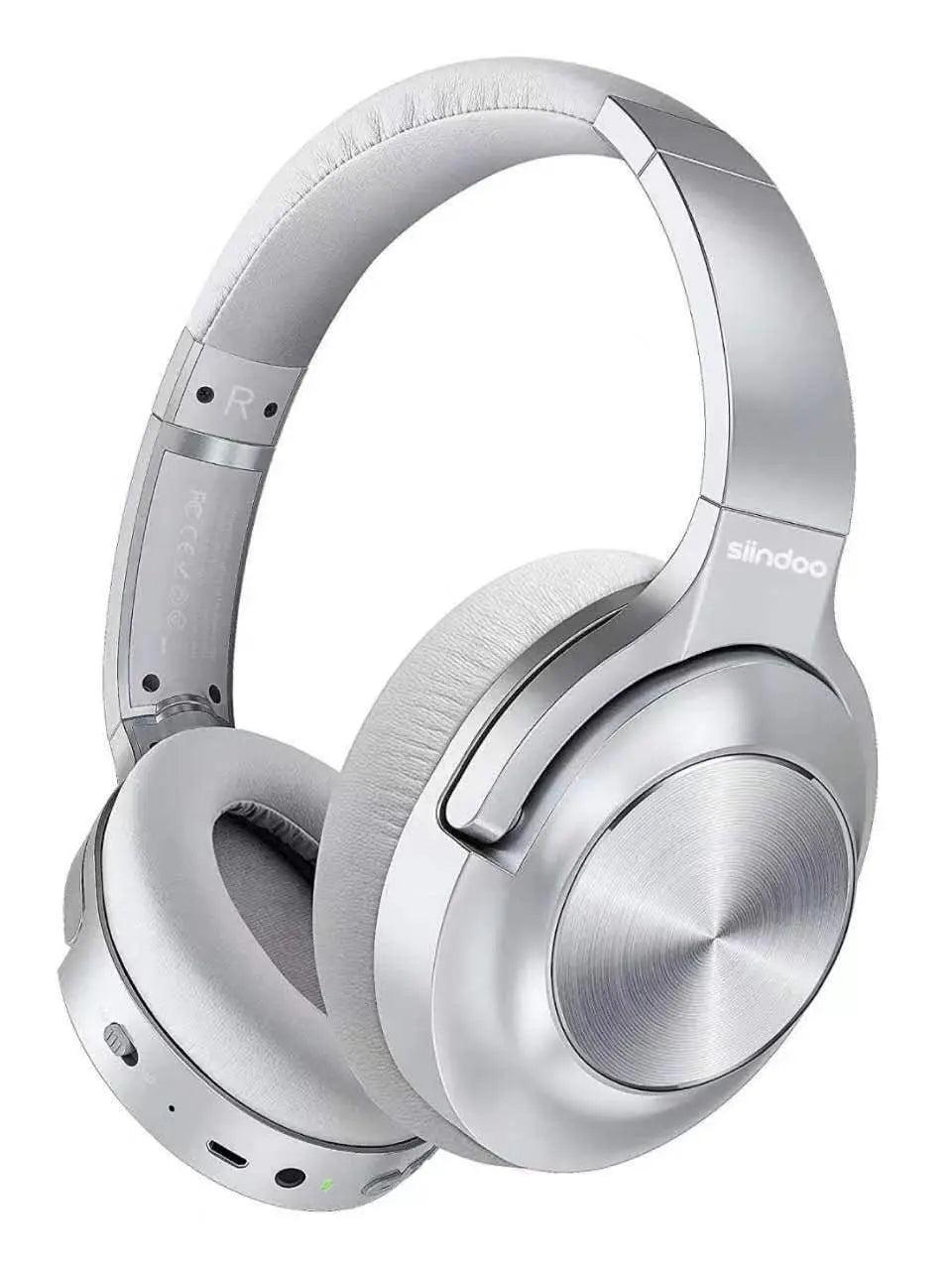 Siindoo JH-ANC805B Active Noise Cancelling Wireless Headphones/Over Ear with Mic BT 5.3 HiFi Stereo Headset Deep Bass