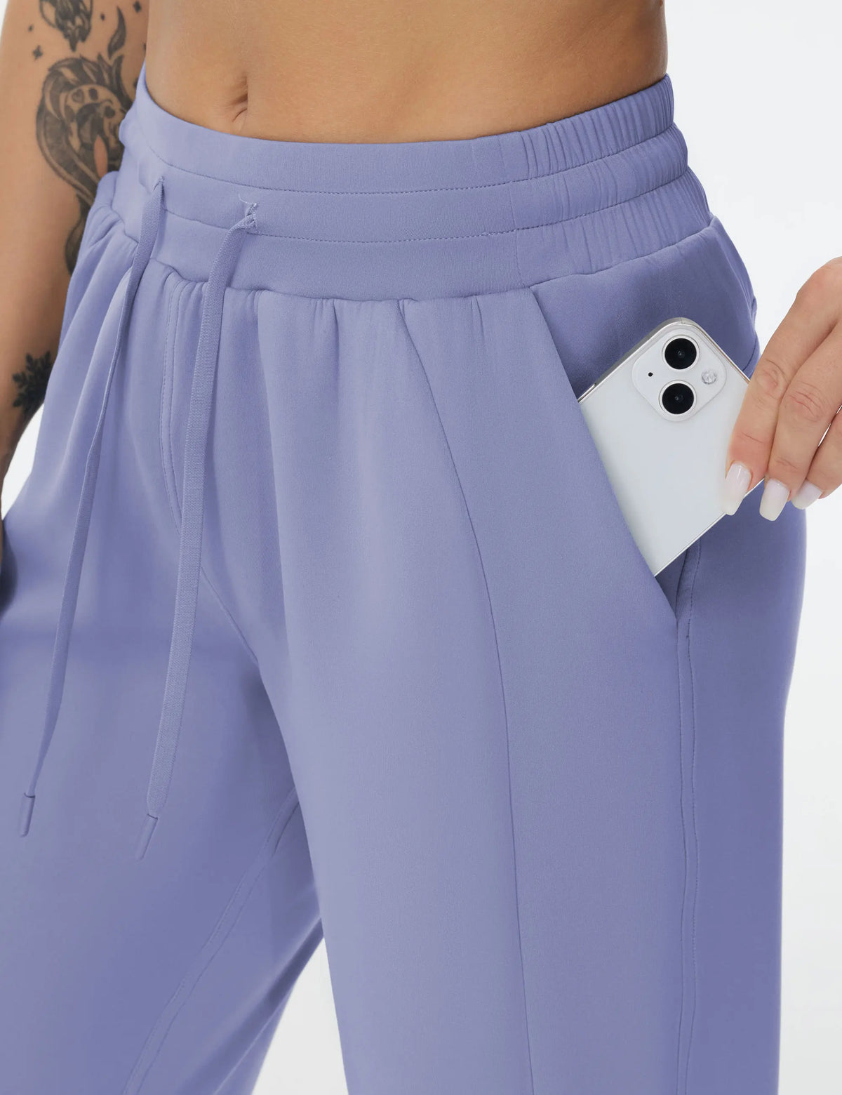THE GYM PEOPLE Women's Workout Joggers Leggings Drawstring Running/Lounge Sweatpants Tapered Pants with Pockets
