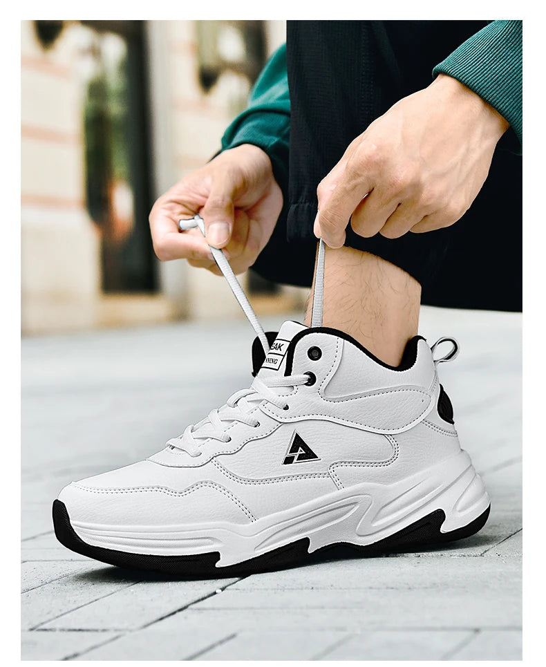 Men's high quality plus size casual sneakers Four seasons soft/sole outdoor breathable running shoes students light sports shoes