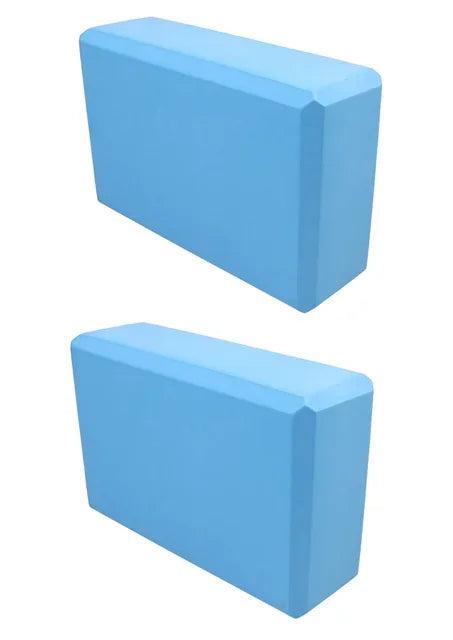 2PCS Yoga Block Brick Set Gym Foam Workout Aid/for Stretching & Fitness Training Yoga Blocks