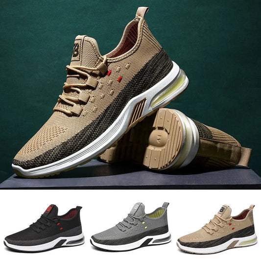 Men's Casual Shoes High Top Breathable Shoes Men Running Shoes/Sport Mesh Casual Men's Memory Foam Casual Shoes