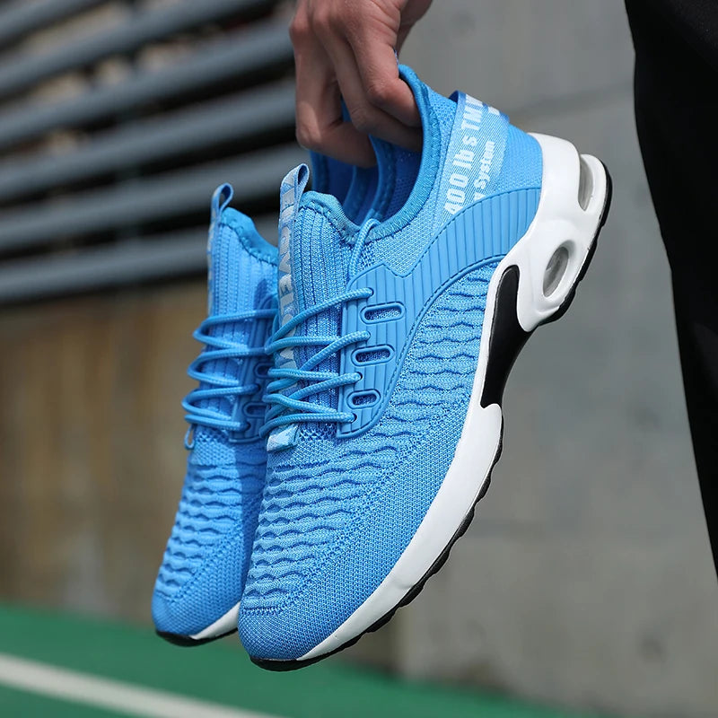 Men's Soft Sneakers Breathable Mesh Fashionable Sports Style Shoes/Summer Versatile High-quality Outdoor Lightweight Tennis Shoe