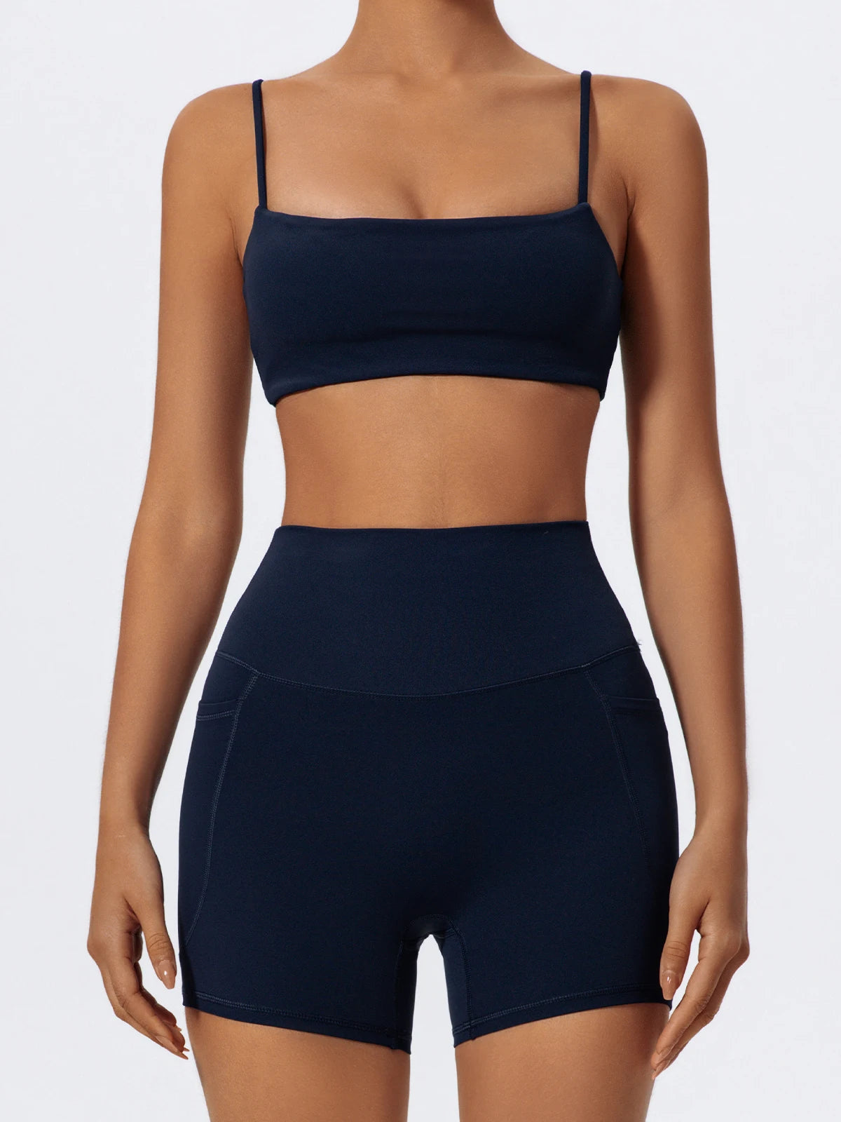 Hearuisavy Women Summer High Waist Shorts with Pockets/Quick Dry Yoga Cycling Gym Workout Sports Bottoms