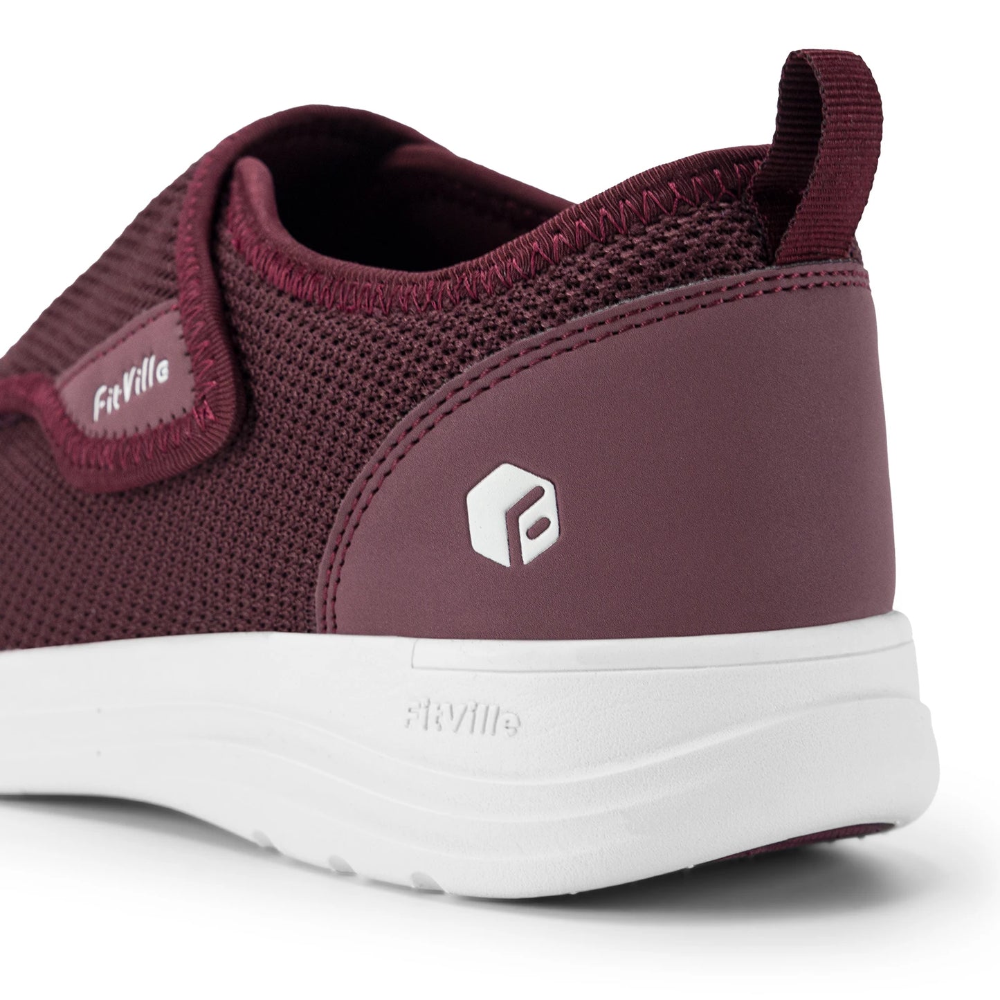 FitVille Wide Women's Diabetic Walking Shoes Adjustable Orthopedic/Comfort Sneakers for Elderly Women Foot Pain Relief Footwear