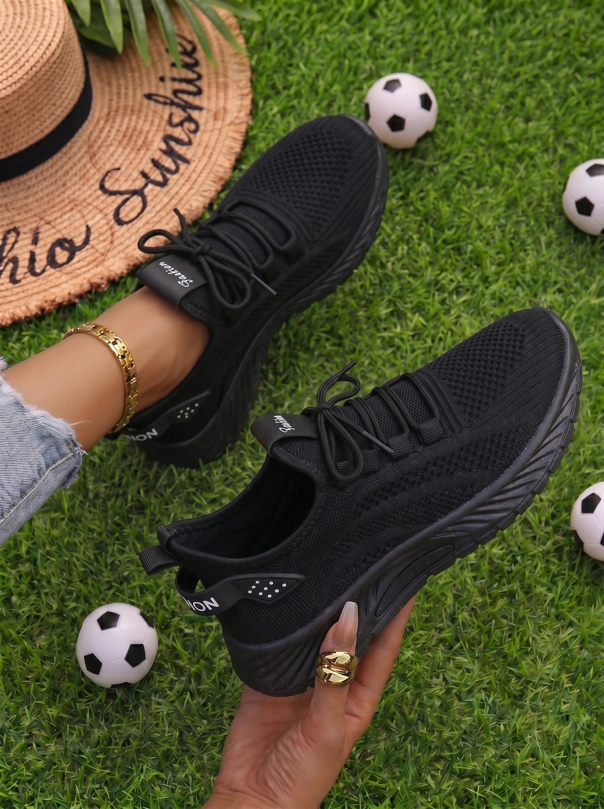 Women Comfort Knit Mesh Slip On Sneakers Lightweight Non Slip/Soft Sole Casual Shoes Daily Outdoor Workout Footwear