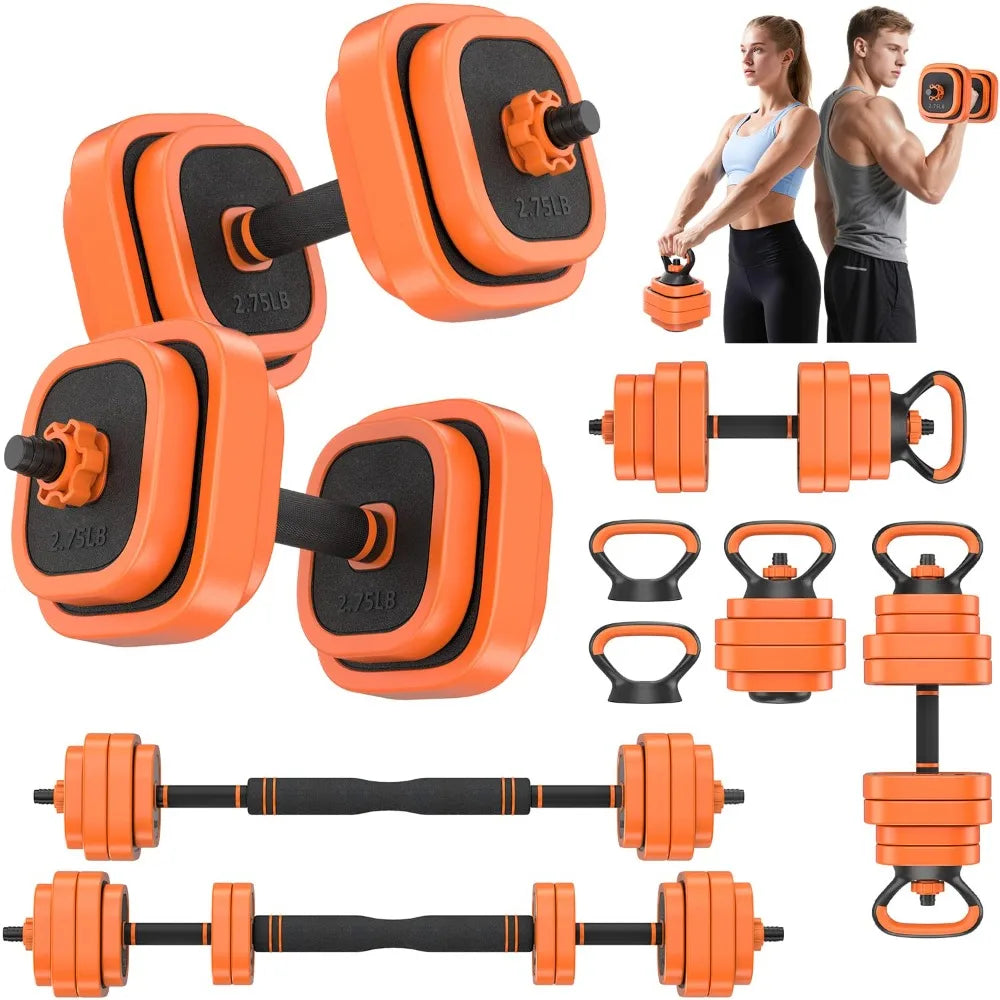 Adjustable Dumbbells Set, 45/65/85 lbs Free Weight Set with Connector/4 in1 Dumbbells Set for Home Gym Workout, Customized