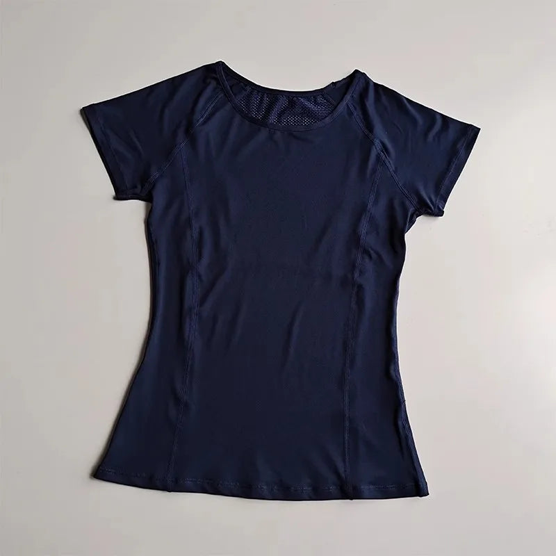 Outdoor Sports Shirt Sportswear Yoga Wear Women's Sports/T-Shirt Fitness Clothes Running Yoga Top Female Workout Tops T-shirt