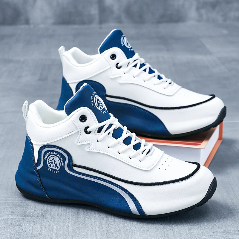 Men's Shoes New Casual Sneakers Shock-Absorbing Breathable/Running Shoes Men's Wear-Resistant Thick-Soled Shoes