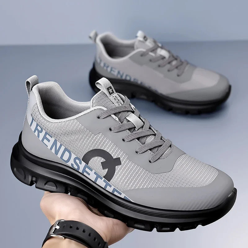 Men Sports Shoes Luxury Casual Sneakers Mesh Running Shoes Summer/Lightweight Platform Fashion Basketball Walking Shoes for Men