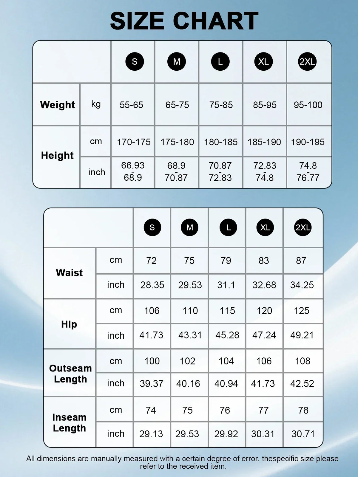 2Pcs In Set Men Fleece Lined Jogger Sweatpants Thick Warm Elastic Waist/Drawstring Tapered Pants Casual Athletic Winter Wear