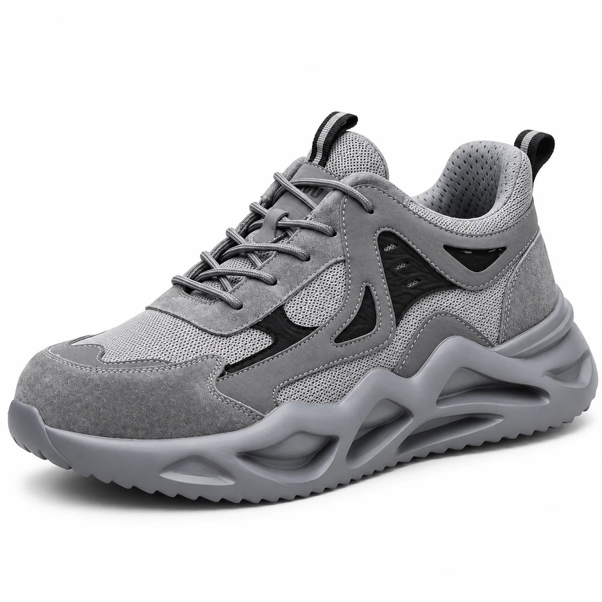 Puncture-Resistant Impact-Resistant Work Shoes Men's Steel Toe/Safety Work Boots Breathable Slip-Resistant Oil-Resistant