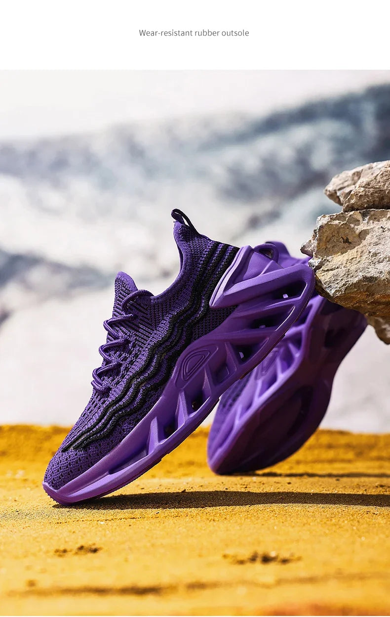 YRZL Sneakers Women Running Shoes Breathable Mesh Comfortable/Athletic Sneakers for Men Non Slip Sports Shoes for Woman