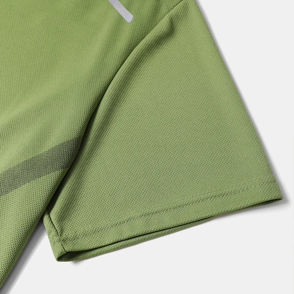 4/1 Pcs Men's Summer Multicolor Quick-drying Sports Short Sleeve/Loose Breathable Fitness Running Badminton T Reflective Strip