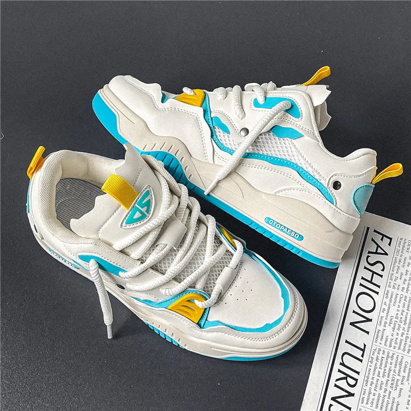 Men's shoes four seasons of the new style students/retro platform leisure sports shoes