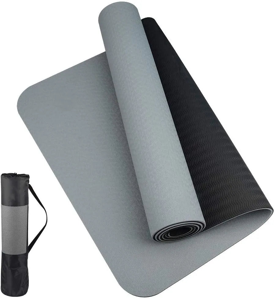 TPE yoga mat is environmentally friendly odorless elastic waterproof/ and anti slip It is a professional yoga mat
