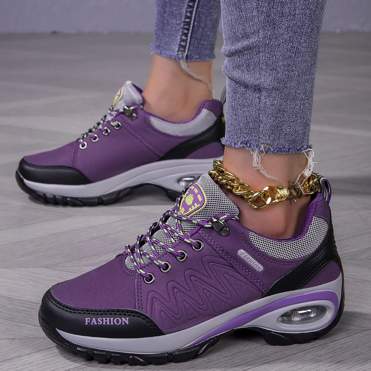 Women's Hiking Shoes Spring and Autumn New/Anti-Slip Cross-Country Running and Hiking Sports Shoes