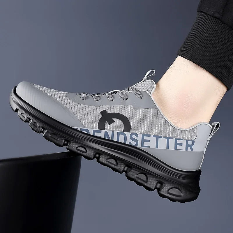 Men Sports Shoes Luxury Casual Sneakers Mesh Running Shoes Summer/Lightweight Platform Fashion Basketball Walking Shoes for Men