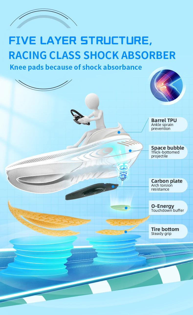 ONEMIX Men's Winter Leather Sports Shoes For Heavy Weight Adults/Shock-Absorbing & Stable Support Cold-Resistant Daily Shoes