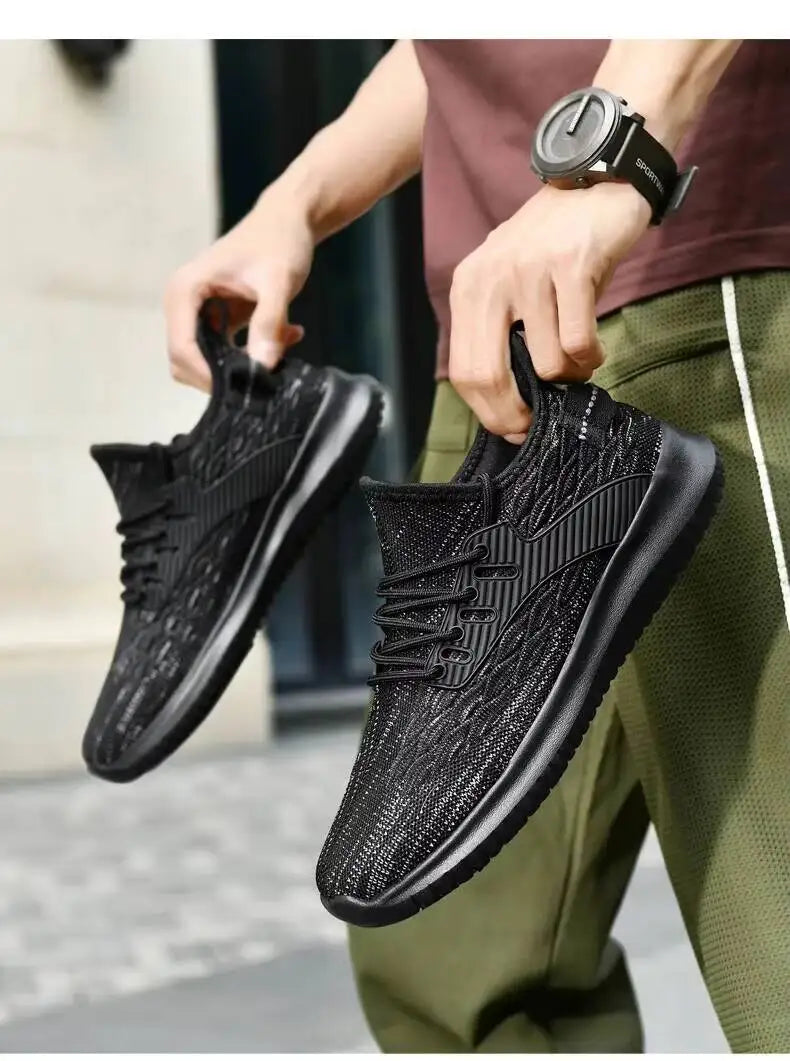 2026 Chef Non-Slip Four Seasons Breathable Hotel Work Light/Outdoor Men's Plus Size Casual Sports Walking Shoes