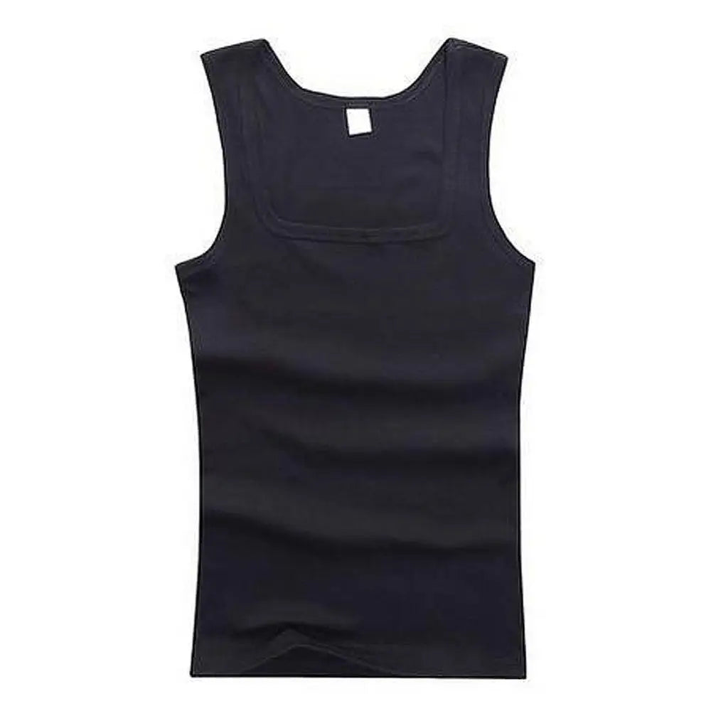 Hot Sale Men's Sleeveless Breathable Fitness Vest Basic Elastic Tank Top/Men's Cotton Bodybuilding T-shirt Classic Color Clothes