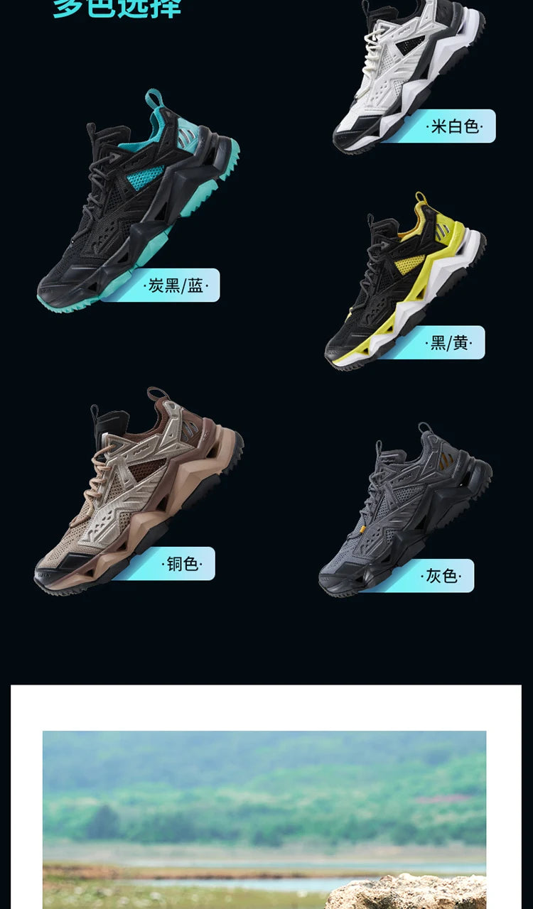 Rax Men Waterproof Hiking Shoes Breathable Hiking Boots/Outdoor Trekking Sports Sneakers Tactical Shoes