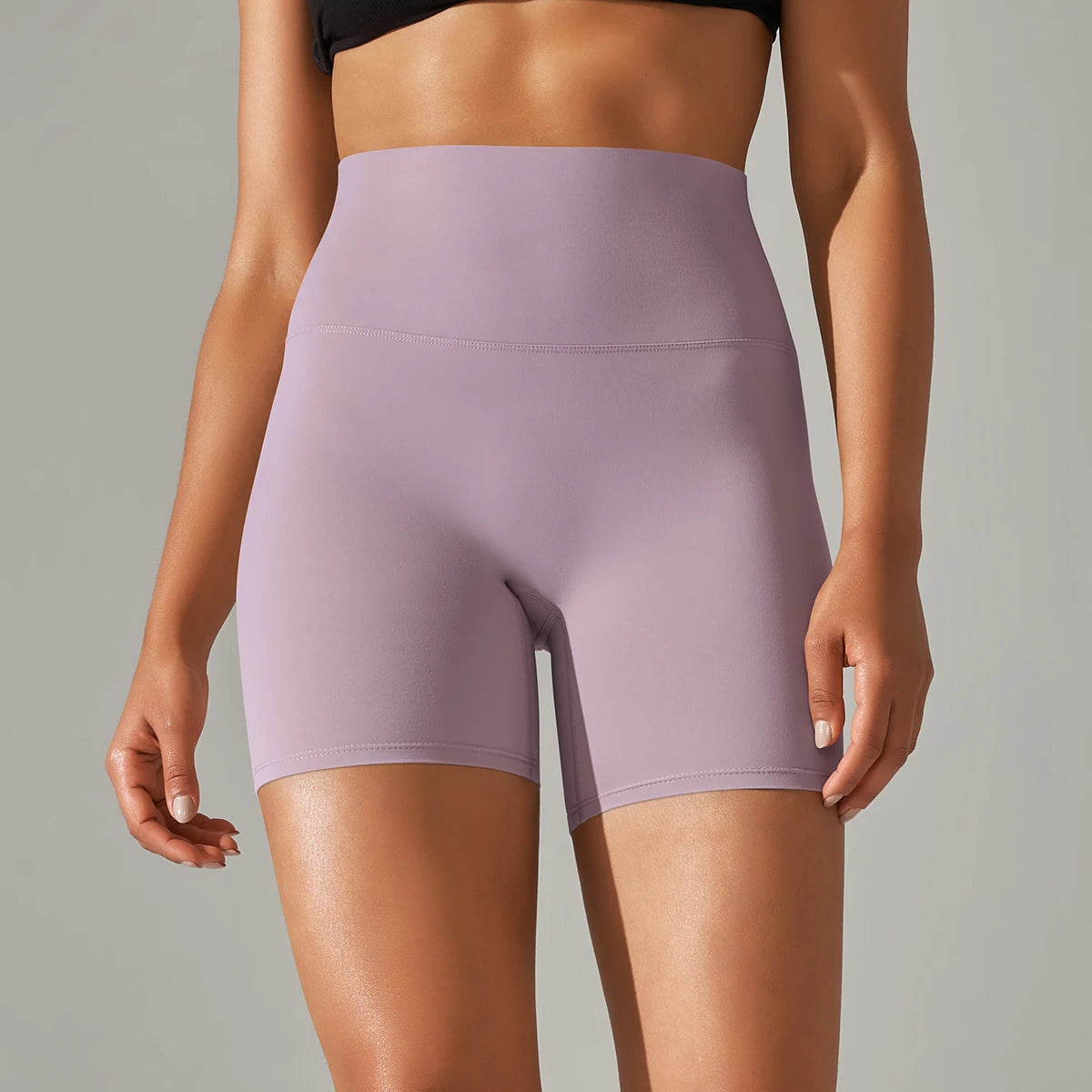 Women High Waist Breathable Yoga Fitness Shorts Stretch Sports Leggings/Running Cycling Summer Daily Workout Gym Athletic Shorts