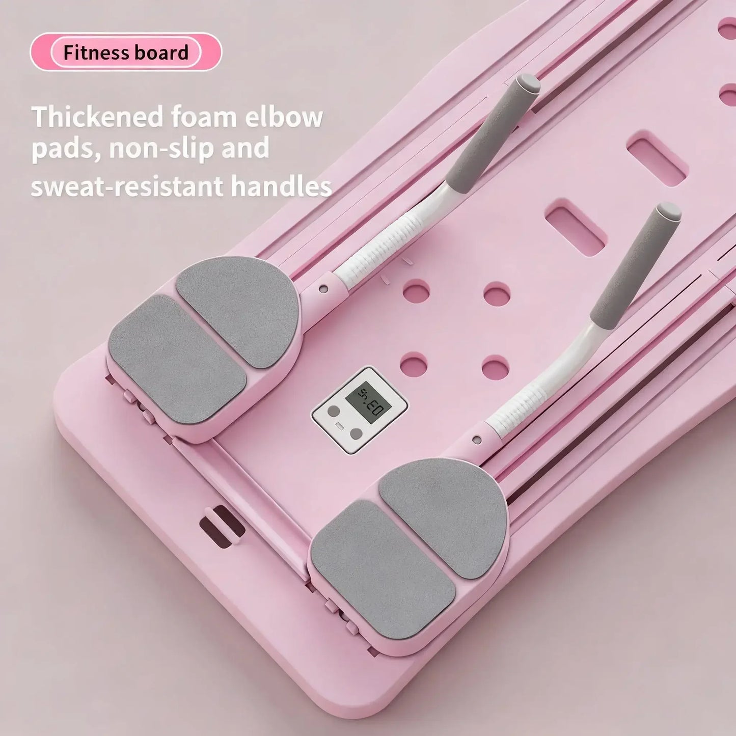 Multi-Functional Ab Workout Board Foldable Core Trainer Equipment/with Resistance Bands Push-Up Bars Abdominal Trainer