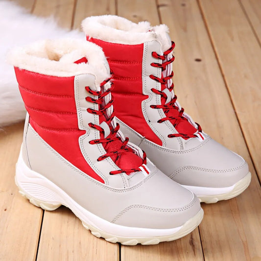 Women Boots Keep Warm Snow Winter Shoes/Lightweight Ankle Boots Platform Shoes For Women