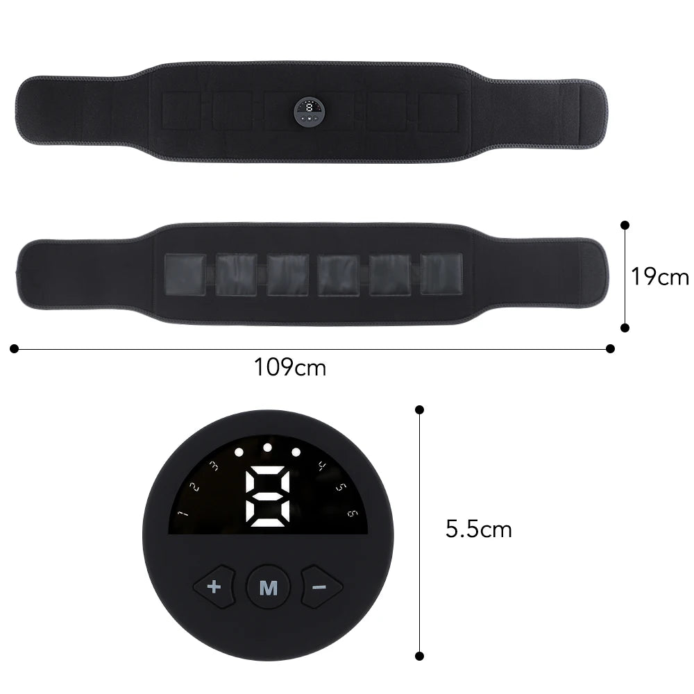 NEW Waist Massager Portable USB Charging Shaper Electric Arm/Hip Leg Trainer Body Shaping Belt Fitness Massager
