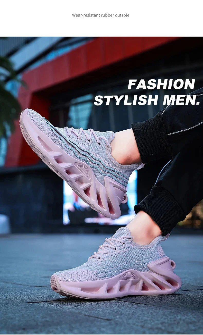 YRZL Sneakers Women Running Shoes Breathable Mesh Comfortable/Athletic Sneakers for Men Non Slip Sports Shoes for Woman