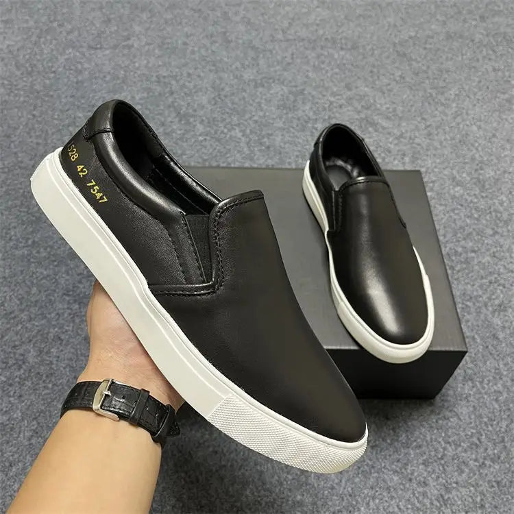 Men's COM Design Commute Casual Shoes Genuine Suede/Slip On Loafers Flat Sole Versatile Everyday Use