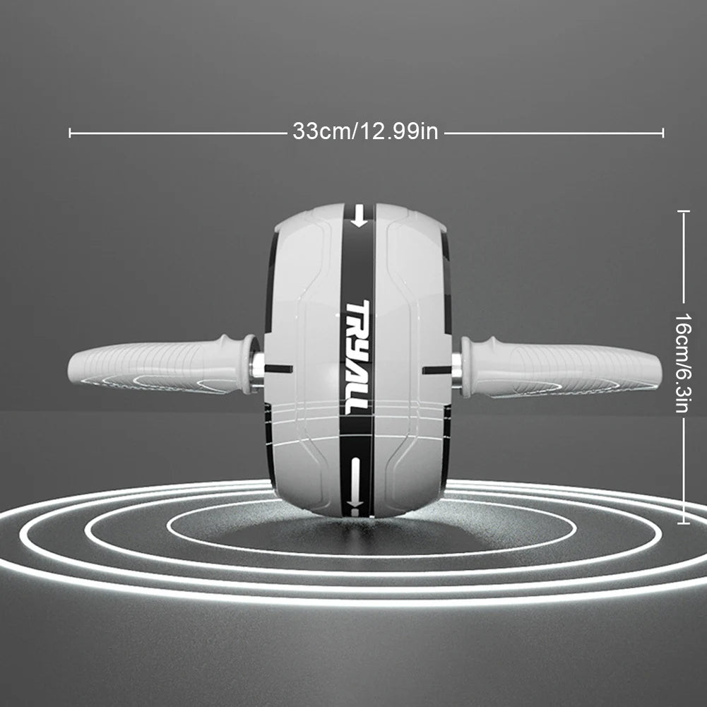 Abdominal Exercise Wheel Anti-Slip Rebound Core Strength Trainer/Detachable Gymnastic Wheel for Home and Gym Fitness Equipment