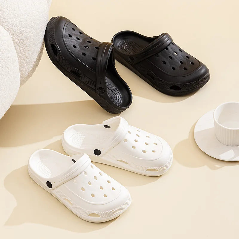 Women Home Slippers Sandals Summer Garden Clogs Shoes Beach Slipper Outdoor Waterproof Soft Slides Casual Anti Slip