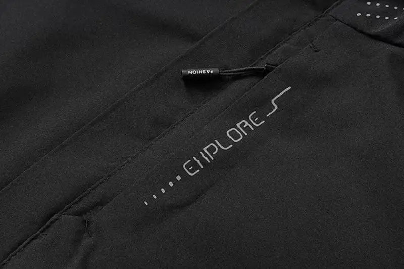 Men's Waterproof Rain Jacket Lightweight Outer Hooded Outdoor/Raincoat Hiking Windproof Jacket Climbing Outdoor Jackets