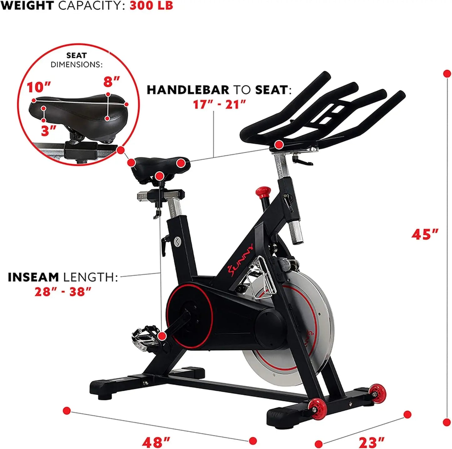 Fitness Magnetic Belt Drive Indoor Cycling Bike/With Optional Connectivity Exercise Gym Equipment