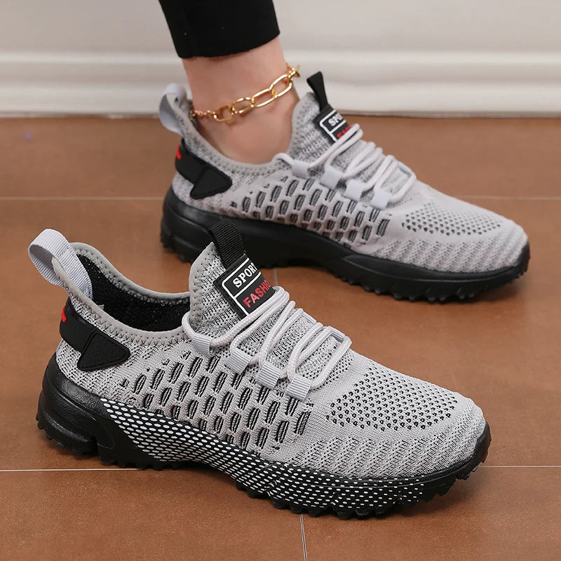 Women's Running Shoes Mesh Breathable Comfortable/Non Slip Sneakers Lightweight Fashionable Women's Vulcanized Shoes