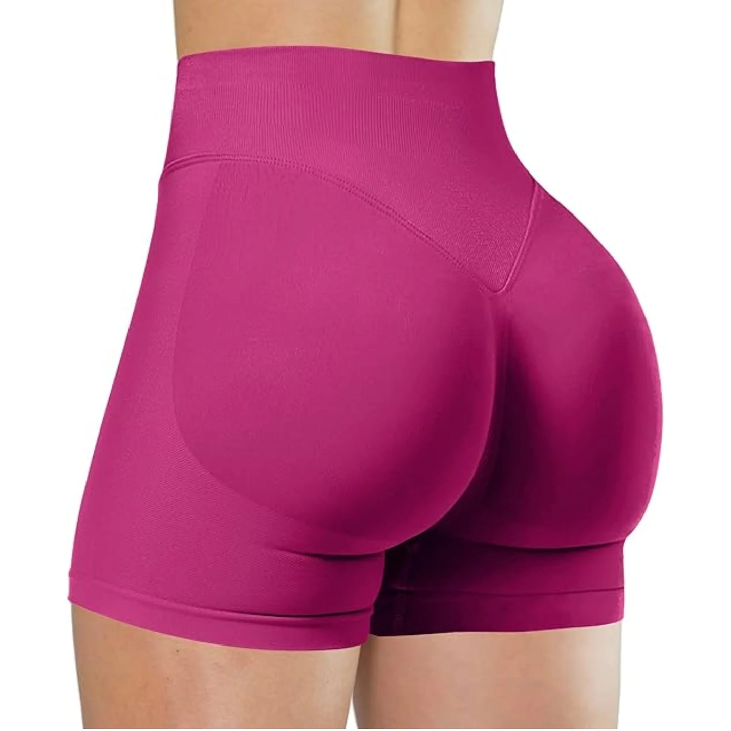 Summer High Waisted Yoga Shorts Fashionable/and Sexy Running Fitness Pants Solid Color Yoga Leggings