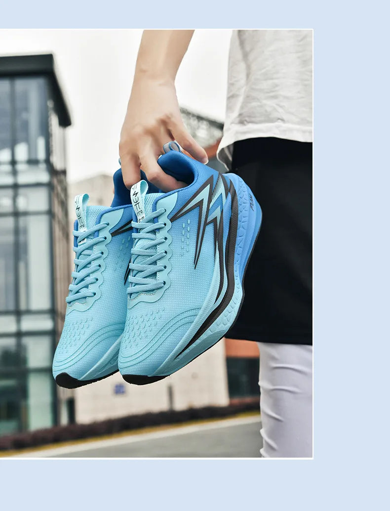 Men Running Shoes Speciality Marathon Sports Shoes Breathable/Lightweight Carbon Board Women's Trend Athletic Sneakers