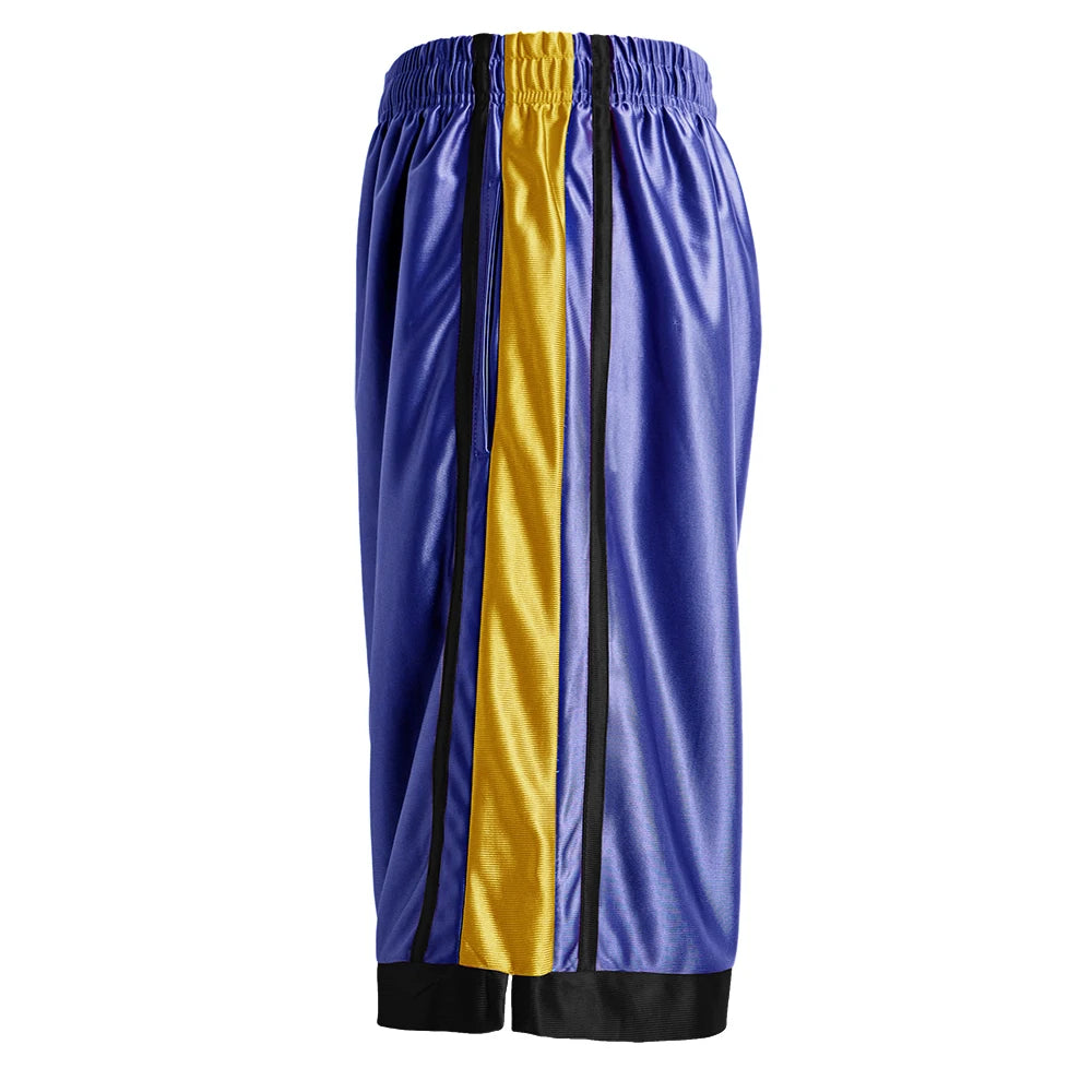 4-piece men's casual striped decorative basketball shorts/summer basketball training running fitness quick drying shorts