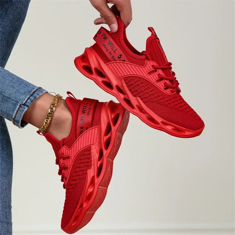 Hot Sale Pink Casual Sneakers Women Blade Shoes Big Light/Breathable Running Shoes Shoes Men Mesh Sports Sneakers