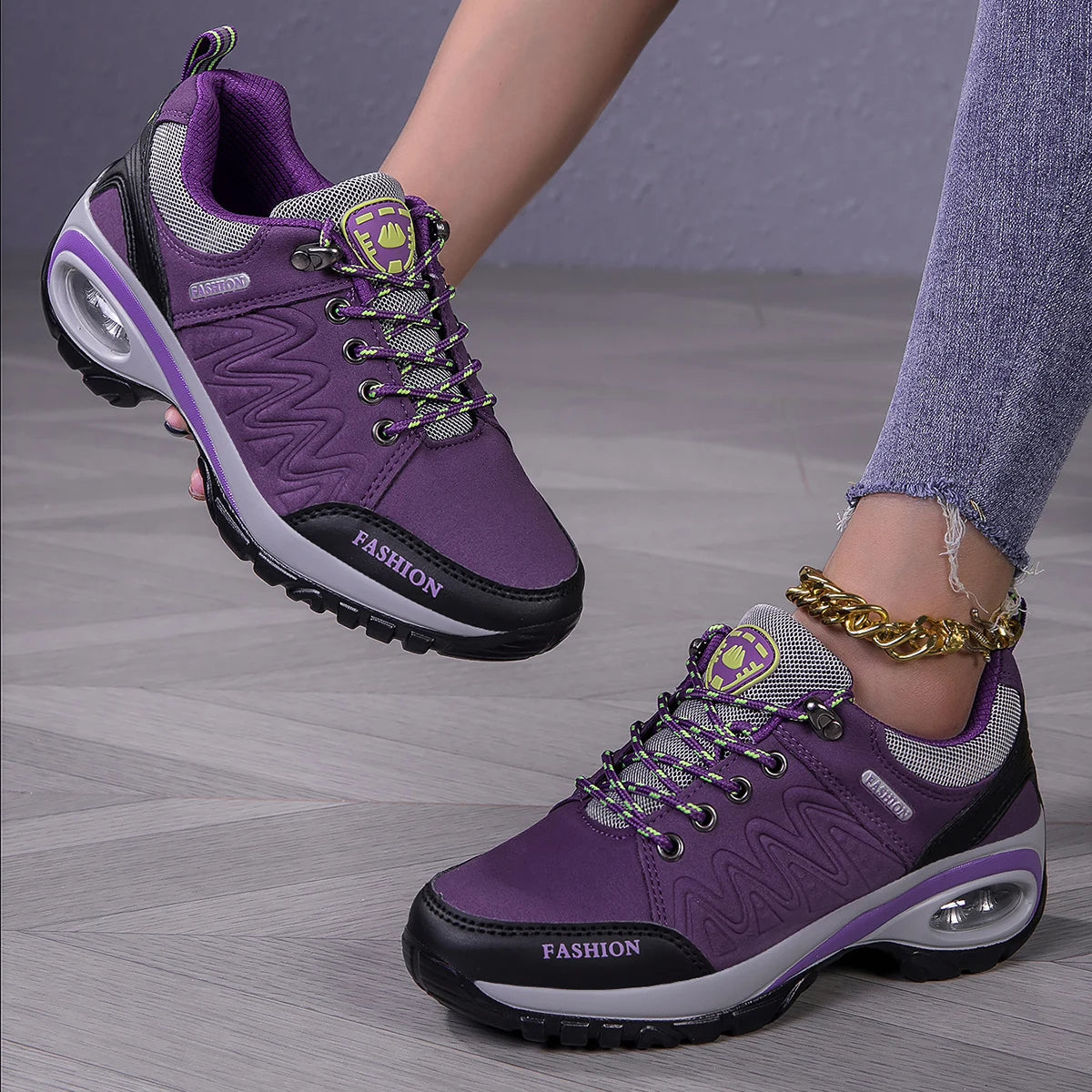 Women's Hiking Shoes Spring and Autumn New/Anti-Slip Cross-Country Running and Hiking Sports Shoes