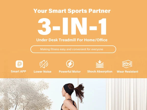 300lbs Treadmill for Home 2.5HP Treadmills Walking Pad LCD/Digital Data Display 2in1 Walking Running Fitness Exercise Machine