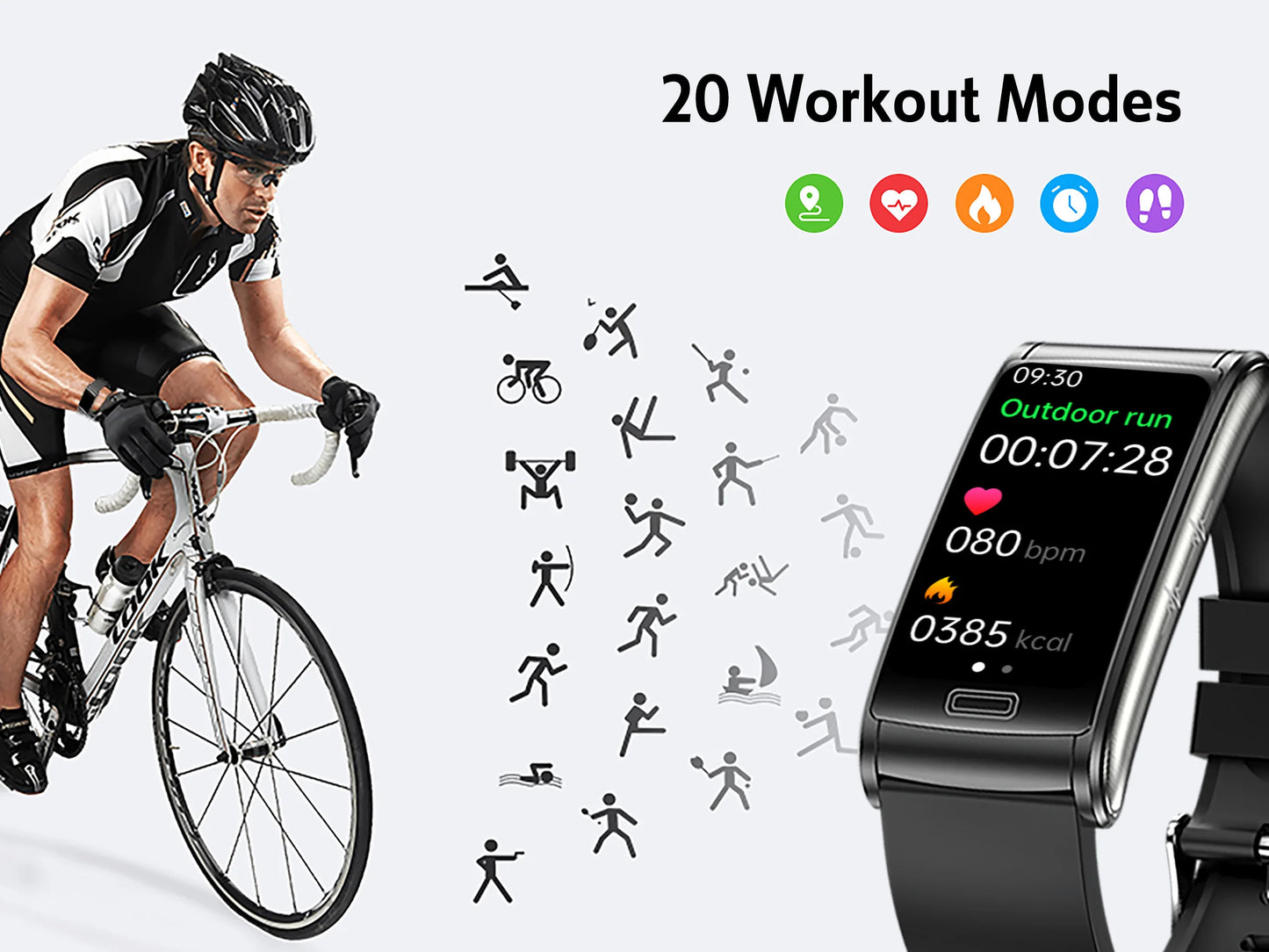 2025 New ECG+HRV Smart Watch Men Women Heart Rate/Blood Pressure Hypoxia Alarm Sleep Monitoring Fitness Sports Music Control