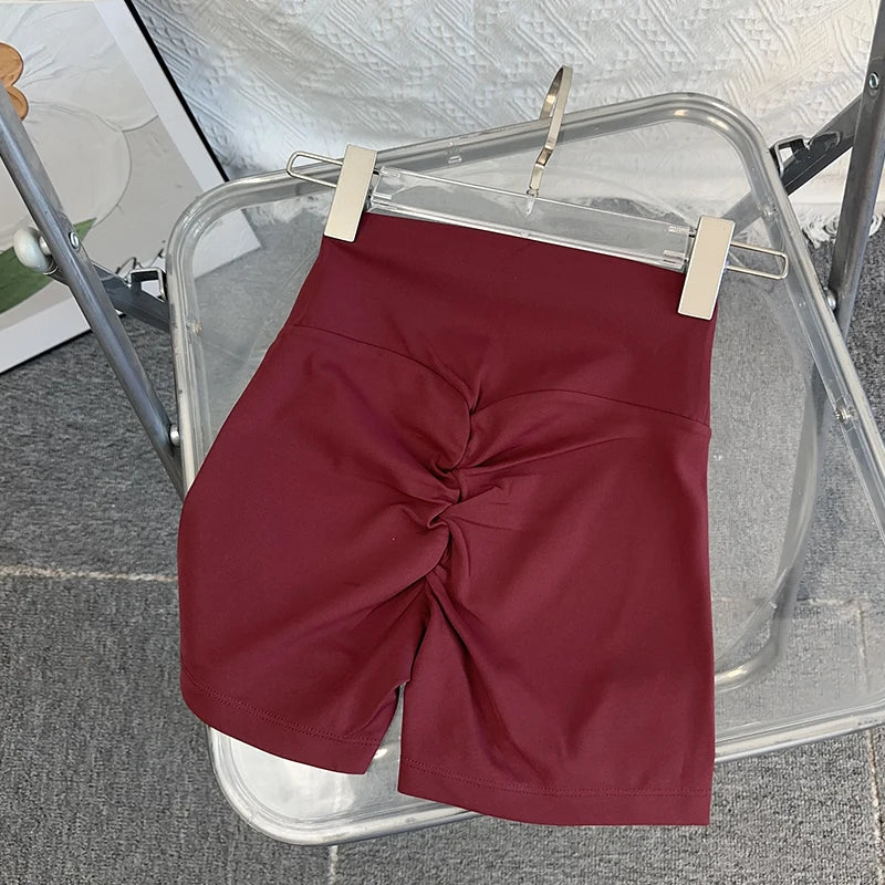 Women Sports Short Yoga Legging Shorts Squat Proof High Waist/Fitness Tight Shorts Quick Drying Cycling Workout Gym Shorts