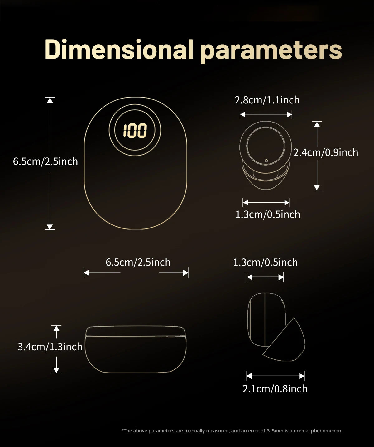 SK55 Bluetooth Wireless Earbuds Sleep Earphones/Bluetooth 6.0, Noise-Canceling Earphones Improves Sleep Quality