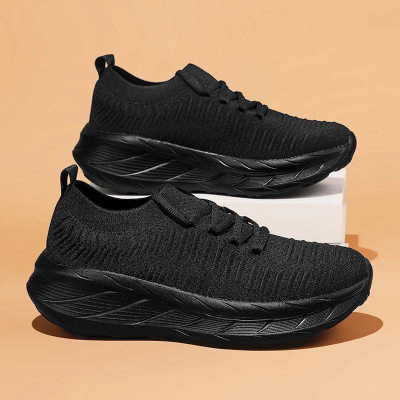 Breathable Men Casual Shoes Lightweight Male Vulcanized Shoes/Outdoor Platform Men's Loafers Soft Mesh Flats Non-slip Sneakers