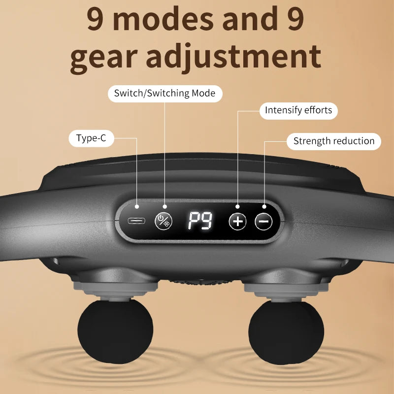 Whole body high frequency massager Muscle relaxation massager/6 head and neck membrane massager 6 fascia gun