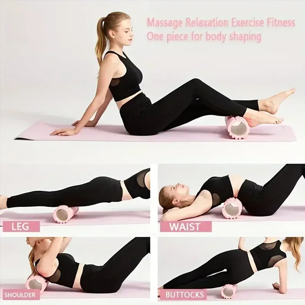 45/30cm Foam Massage Roller Hollow Column Fitness Equipment/for Muscle Massage Physiotherapy and Sports Rehabilitation