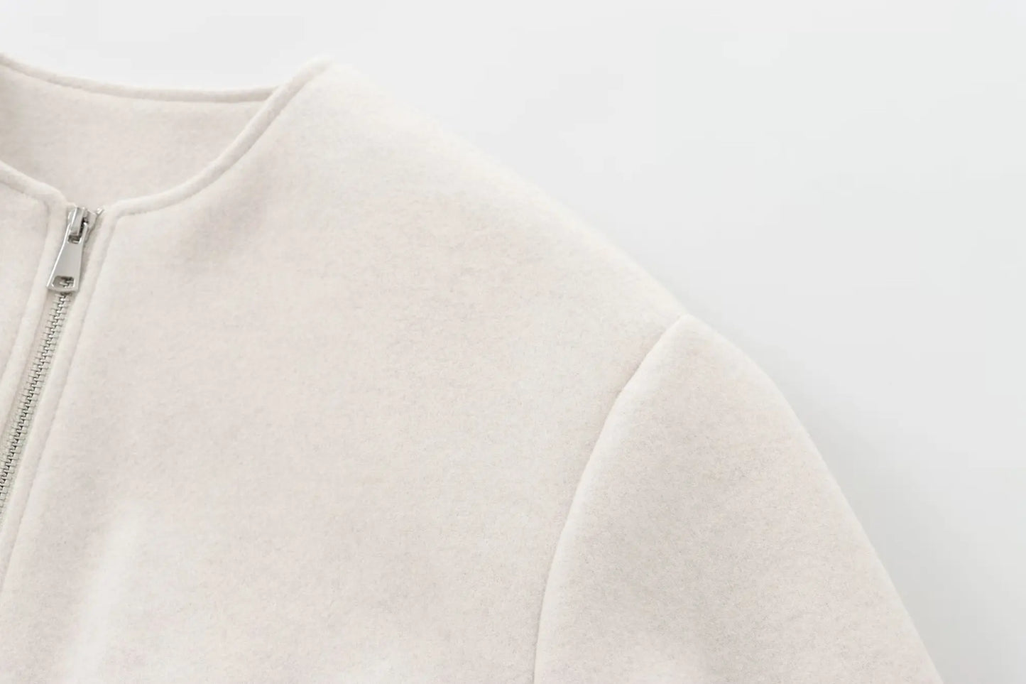 MUJER Black Bomber Jackets for Women Zipper Varsity Jackets Women/Soft Cropped Jackets Woman Long Sleeve Winter Coat Female